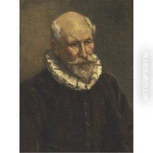 Portrait Of An Old Man, Bust Length, Wearing A Ruff Collar by El Greco (Domenikos Theotokopoulos)