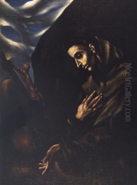 Saint Francis Standing In Meditation - view 1