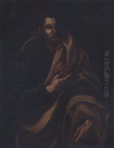 Der Apostel Petrus by El Greco (Domenikos Theotokopoulos)