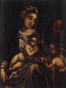 Die Heilige Familie Mit Dem Johannesknaben