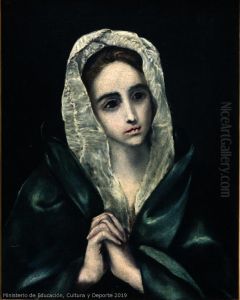The Mater Dolorosa by El Greco (Domenikos Theotokopoulos)