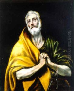 Saint Peter by El Greco (Domenikos Theotokopoulos)