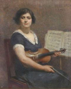 La Violinista by Albert Emile Artigue