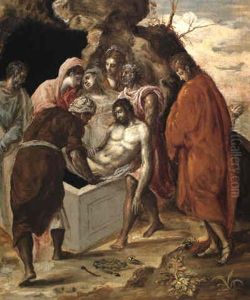 The Entombment by El Greco (Domenikos Theotokopoulos)