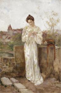 He Loves Me, He Loves Me Not by Albert Emile Artigue