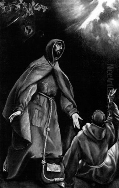 Saint Francis Of Assisi Havingthe Vision Of The Flaming Torch - view 1