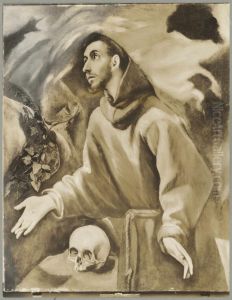 Saint Francis Of Assisi In Ectasy by El Greco (Domenikos Theotokopoulos)