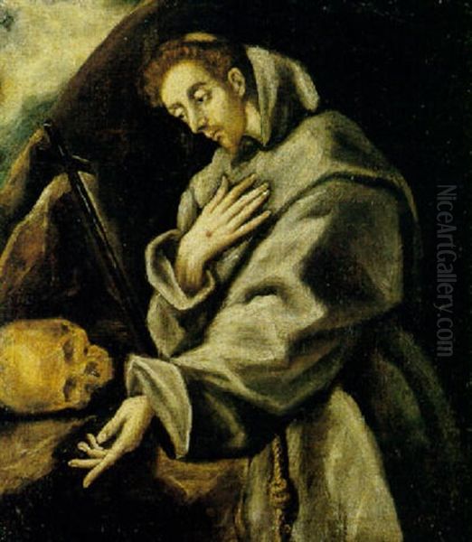 Saint Francis In Meditation - view 1