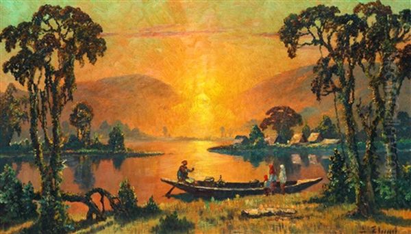 Boat By The Lake - view 1