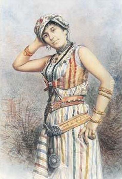 " Jeune Orientale Aux Bijoux ". - view 1
