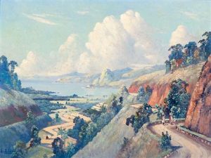 The Road To Sibolga With A View Of The Bay Of Tapanuli