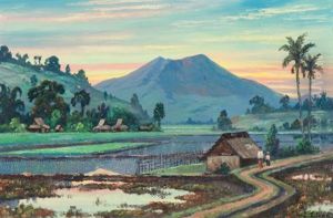 The Sawah At Dawn