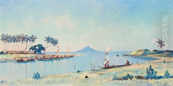 Boats In The Bay - view 1