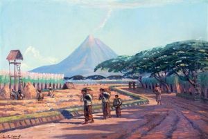 Op Weg Naar De Pasar by Leo Eland