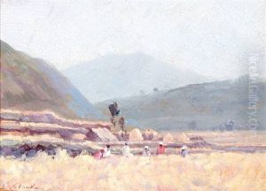 Rijp Padiveld Bij Tjimahi by Leo Eland