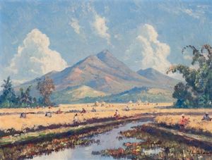 Working In The Fields by Leo Eland
