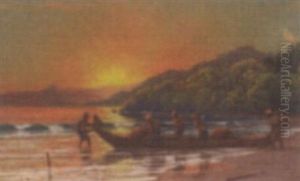 Fishermen At Sunset Fishermen At Sunset