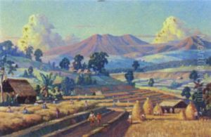 Indonesian Rice Harvesters