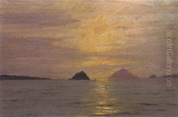 Solnedgang Over Middelhavet - view 1