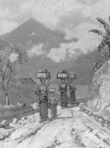 Women With Baskets On A Path thumbnail
