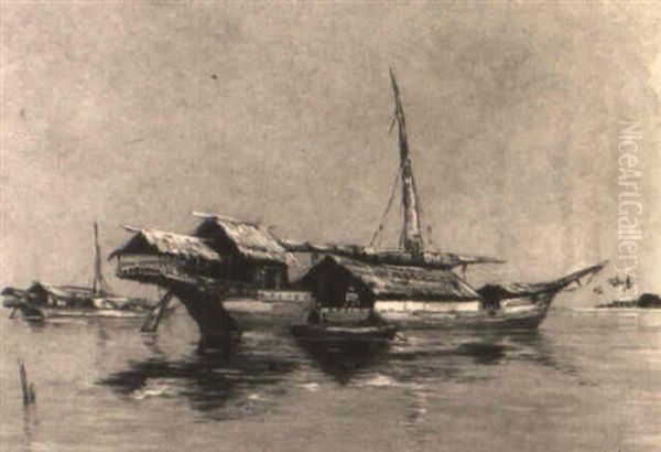 Two Ships In Coastal Waters - view 1