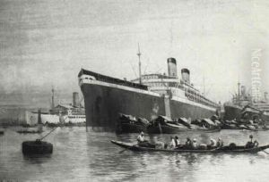 The Steamer 'op Ten Noort'...in Singapore Harbour