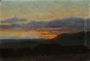 Sunset Behind The Mountains by Lili Elbe