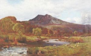 Moel Siabod,
North Wales From The Llugwy Valley. by William Artingstall