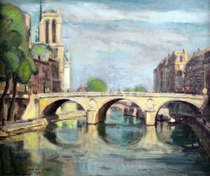 Le Pont, Saint Michel, Paris by Lili Elbe