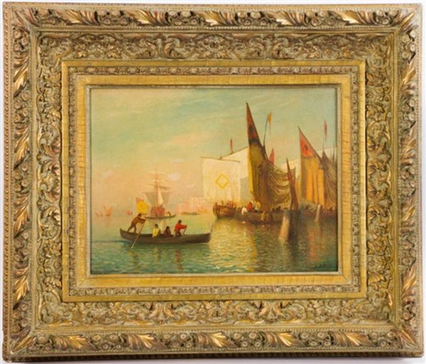 Boats On Grand Canal - view 1