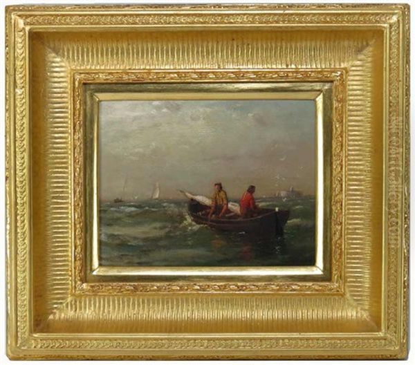 Two Fishermen, Boston Harbor - view 1