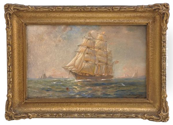 Clipper Ship Under Sail - view 1