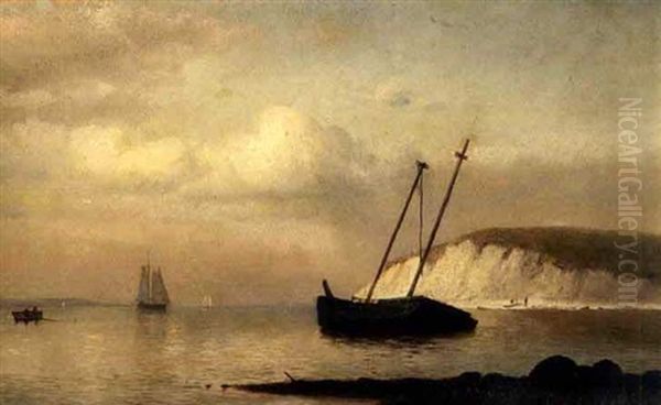 Ship Aground Off Gayhead, Massachusetts - view 1