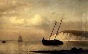 Ship Aground Off Gayhead, Massachusetts by Lemuel D. Eldred