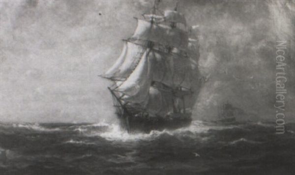 Whaler At Sea - view 1