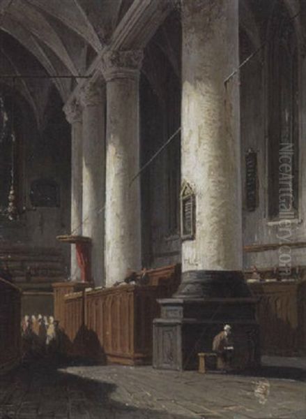 Inneres Einer Hollandischen Kirche - view 1