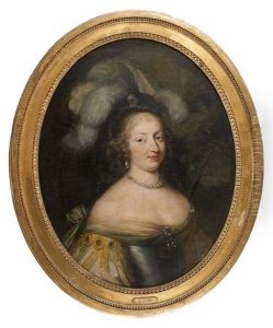 Portrait De Jeune Femme Au Chapeau A Plumes