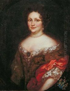 Bildnis Einer Adeligen Dame by Louis Ferdinand Elle the Younger