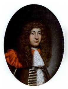 Portrait Of A Gentleman In A Dark Brown Coat With A Lace Jabot