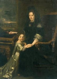 Jeune Portrait De Madame De Maintenon Avec Sa Niece Jeune Portrait De Madame De Maintenon Avec Sa Niece