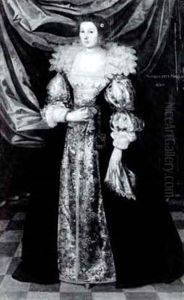 Portrait Of Marguerite Maillet by Ferdinand Elle