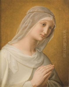 Vierge En Priere by Maria Ellenrieder