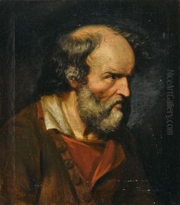 Portrat Eines Bartigen Mannes by Maria Ellenrieder