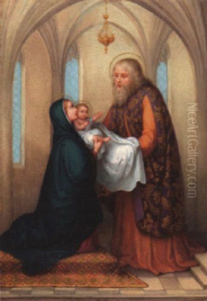 Maria Und Der Heilige Simeon (lucas Ii) - view 1