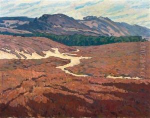 A Heath Landscape by Karl Ellermann