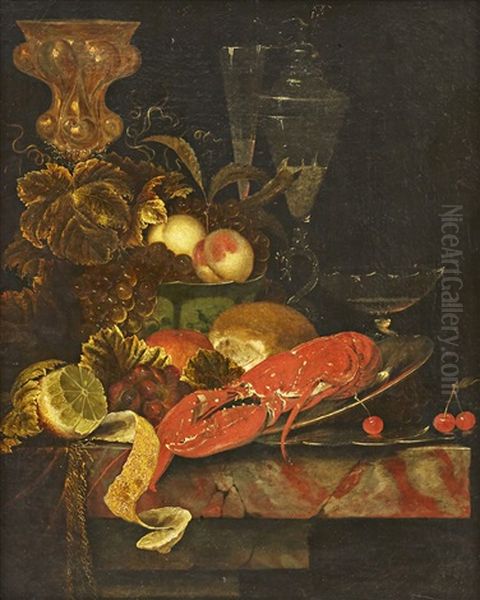 Still Life With Lobster And Fruits - view 1