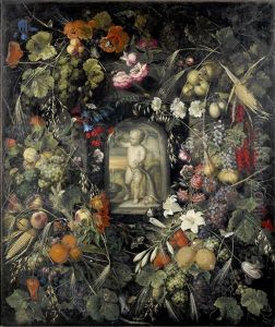 Stilleben Med Exotiska Frukter, Blommor Och Insekter by Ottmar Elliger the Elder