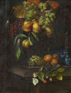 Blomsterstilleben by Ottmar Elliger the Elder