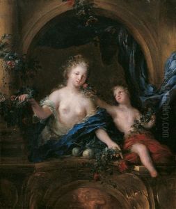 Allegorie Des Geruchs - Allegorie Des Fruhlings by Ottmar Elliger the Younger
