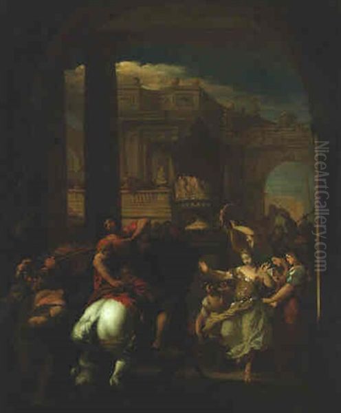 Jephthah And His Daughters - view 1